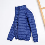 2019 Autumn Puffer Duck Down Jacket Ultra Light Men 90% Coat Waterproof Down Parkas Fashion Mens Collar Outerwear Coat