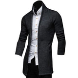Mens Vintage Blazer Coats Knitted Mandarin Collar Business Dress Blazers Casual Jackets Male Slim Fits Suit Jacket платье пиджак
