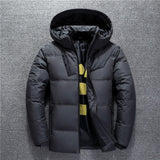New Winter Jacket Men High Quality Fashion Casual Coat Hood Thick Warm Waterproof Down Jacket Male Winter Parkas Outerwear