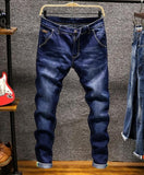 Skinny Jeans Men 2019 Fashion Stretch Jeans Casual Biker Green Denim Trousers Jeans Slim Fit  Black Blue Cowboy Male Jeans Pants