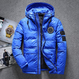2019 Winter Goose Down Coat Parkas Men Real fur jacket High quality men‘s goose jacket parkas -40 Celsius Winter Down Coat Parka