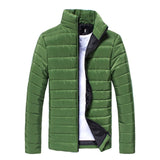 2019 Men Jacket Puffer Coat Jackets Basic Winter Warm Down Stand Collar Zipper Ultralight Mens Outwear
