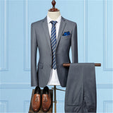 Jacket Pant Vest / 2019 Fashion Men Business Suits Three Piece Sets / Men's Wedding Dress Suit Blazers Coat Trousers Waistcoat