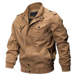 Mens Denim Jacket Big Size 6XL Military Tactical Jeans jacket Solid Casual Air Force Pilot Coat Casaco Masculino DropShipping